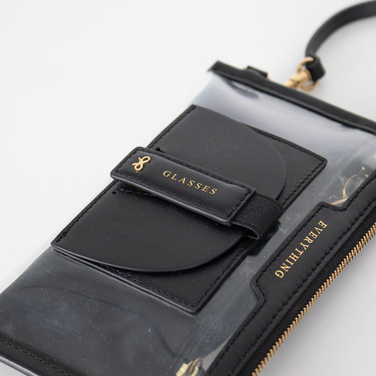 Anya Hindmarch Black Everything Pochette