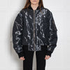 Givenchy Mens Liquid Effect Bomber Jacket