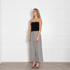Sportmax Houndstooth Wide Leg Crop Trousers