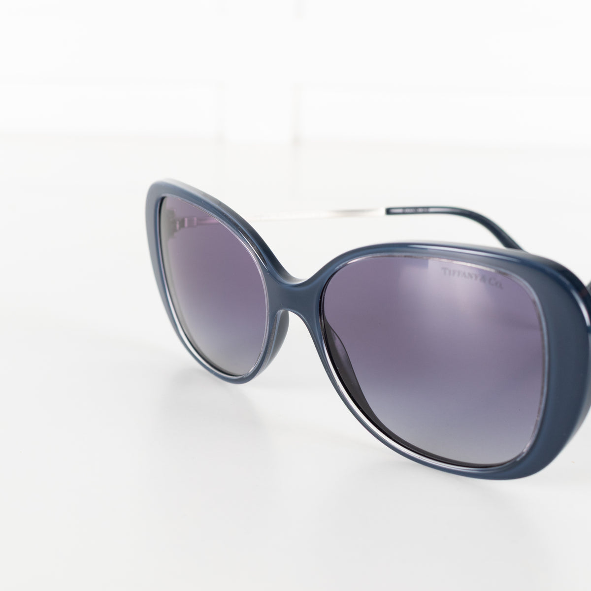 Tiffany Navy Blue Sunglasses with Blue Lens