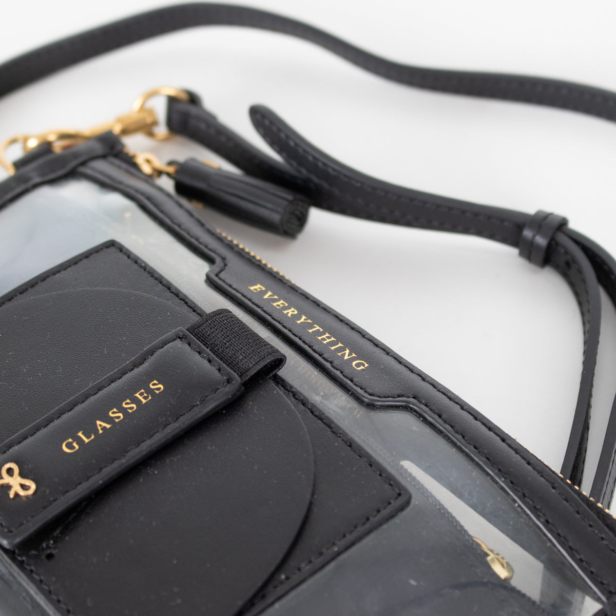 Anya Hindmarch Black Everything Pochette