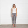 Bella Freud Grey Silver Lurex Joggers