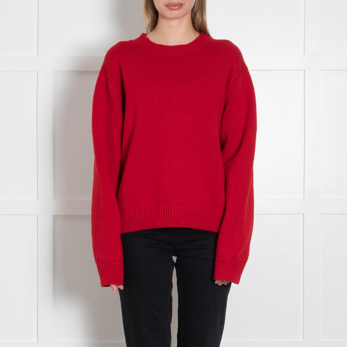 &Daughter Red Wool Crewneck Jumper