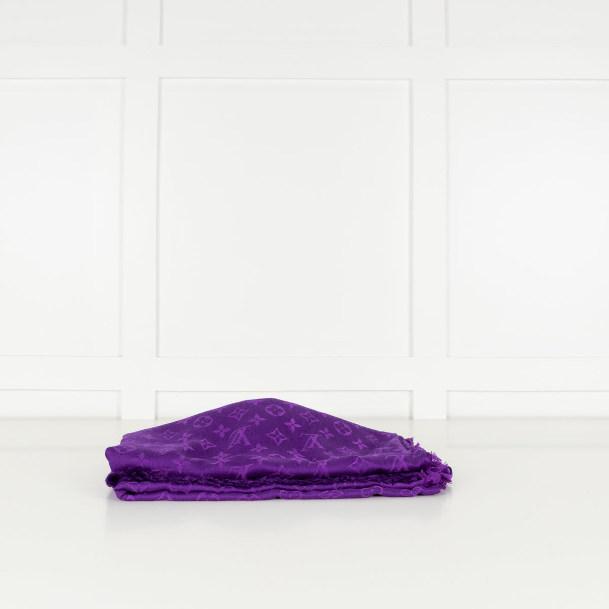 Louis Vuitton Purple Monogram Shawl