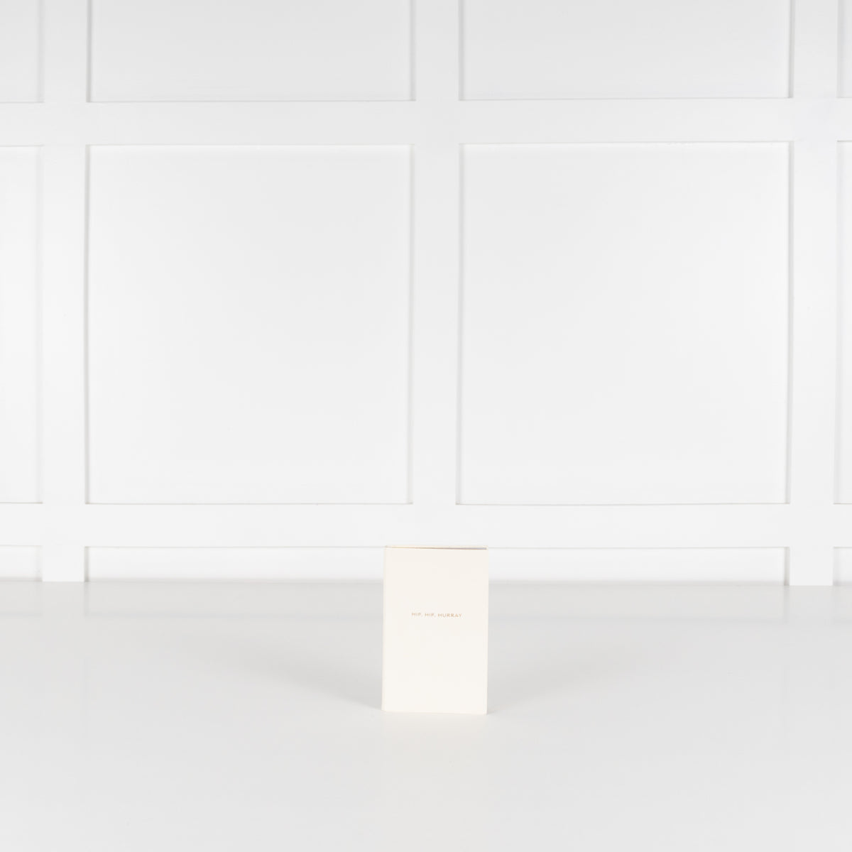 Smythson Cream 'Hip Hip Hurray' Panama Notebook