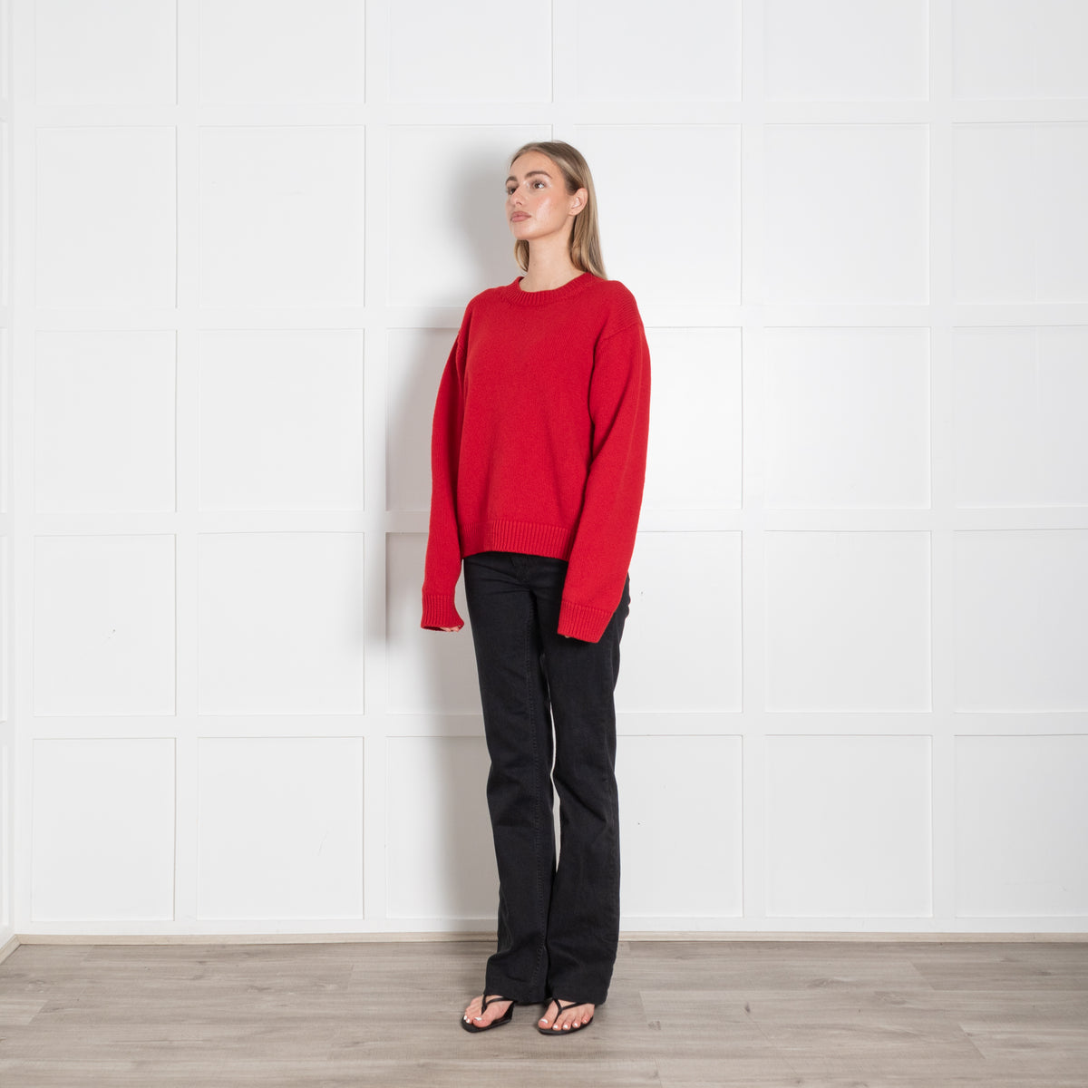 &Daughter Red Wool Crewneck Jumper
