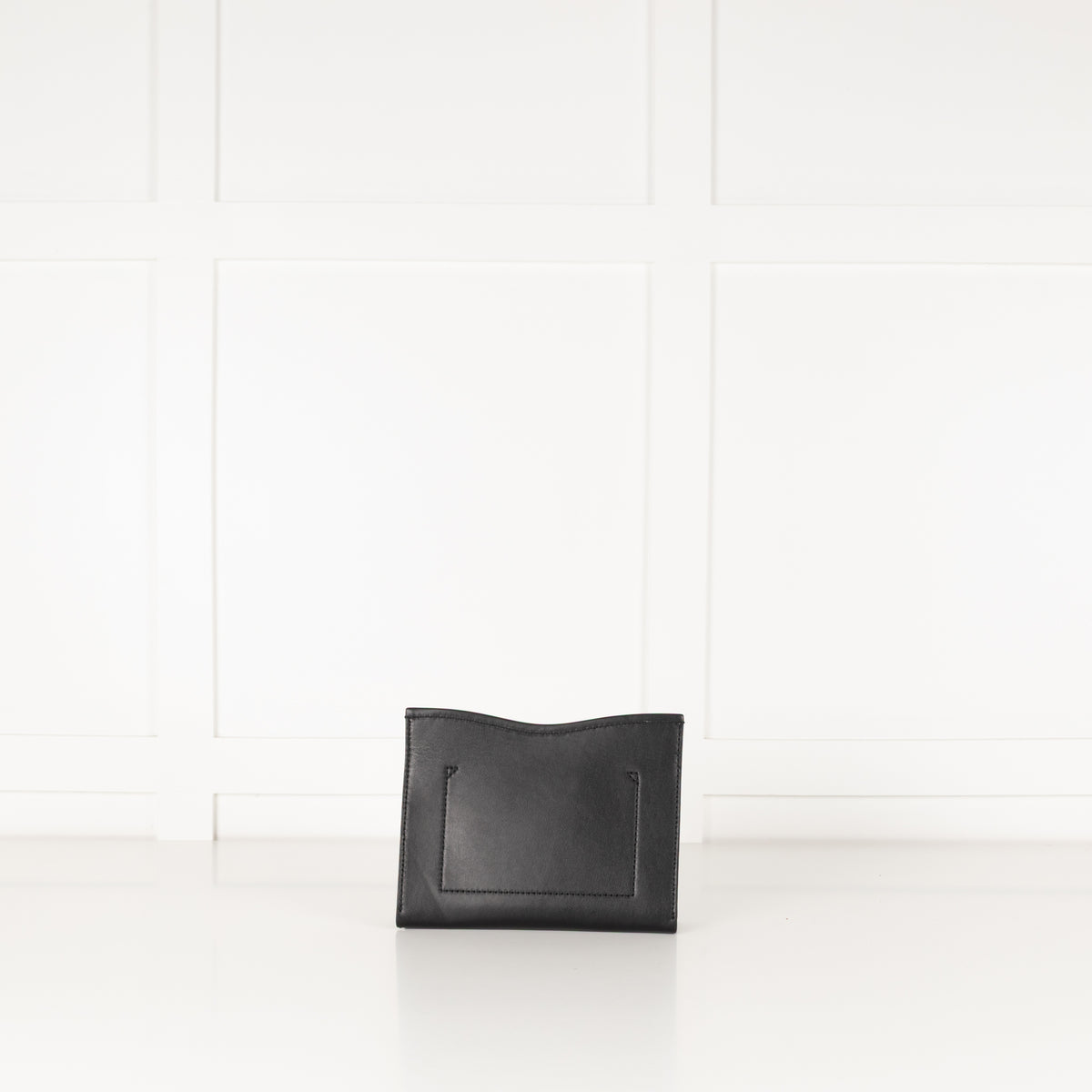 Proenza Schouler Black Leather Curl Clutch Bag