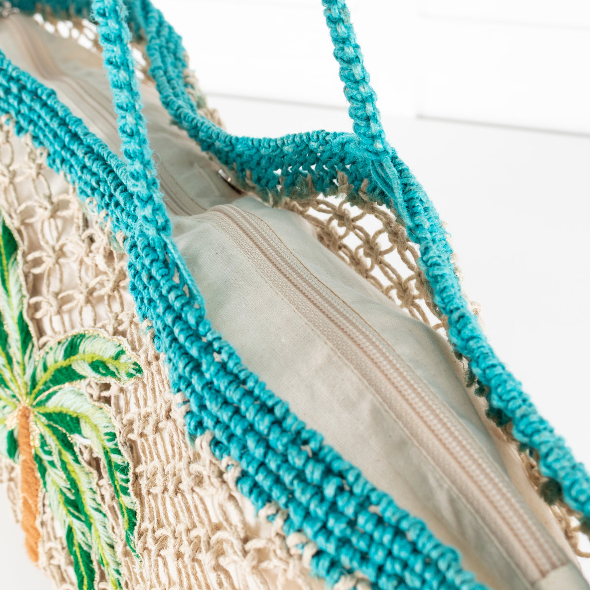 Ashiana London Palm Tree Woven Basket With Liner