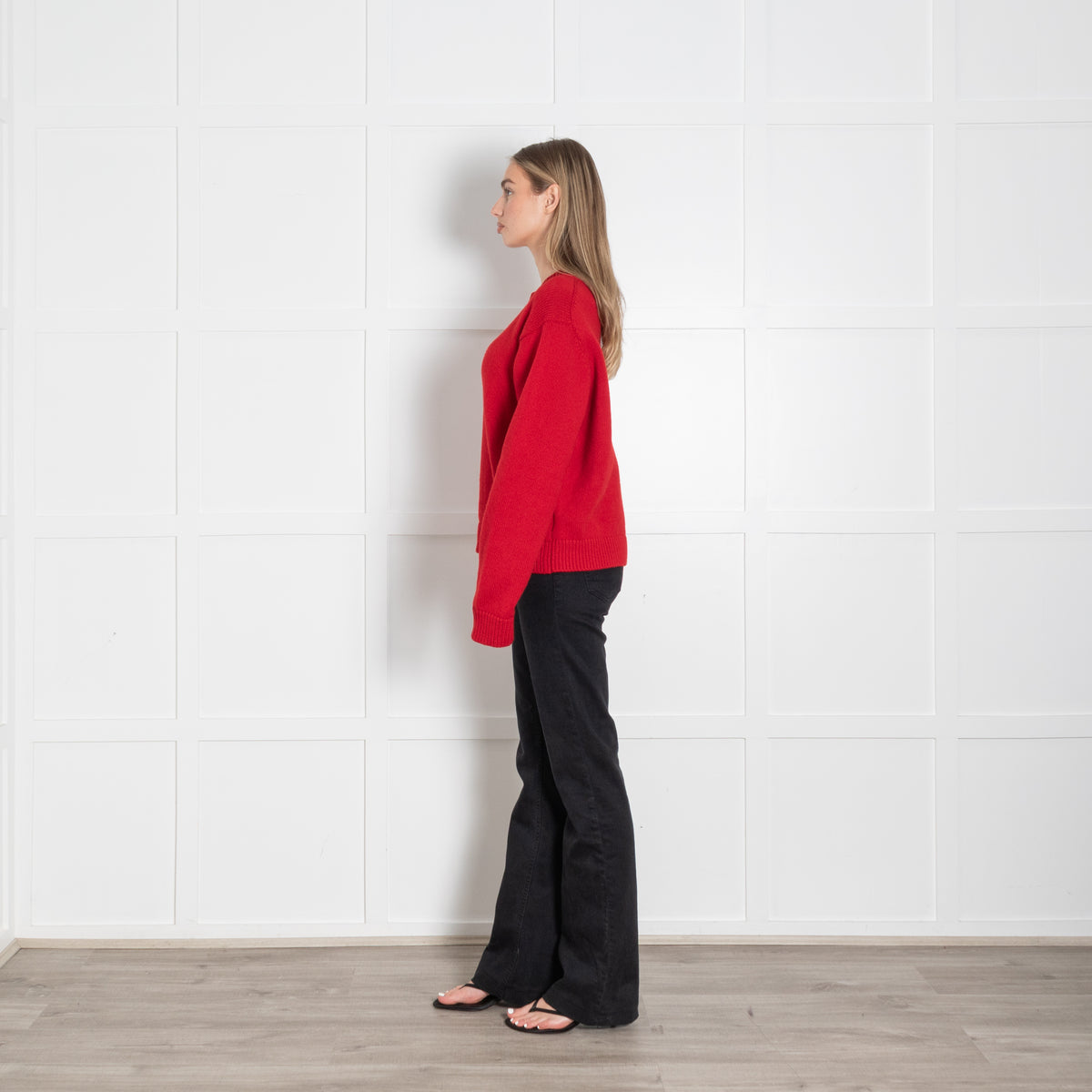 &Daughter Red Wool Crewneck Jumper