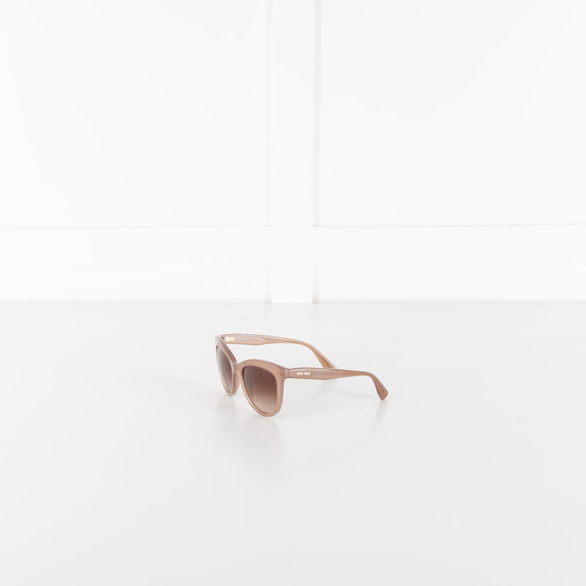 Miu Miu Brown Butterfly Sunglasses