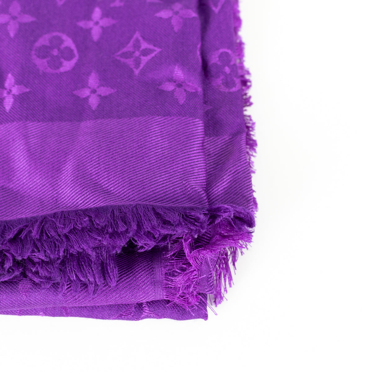 Louis Vuitton Purple Monogram Shawl