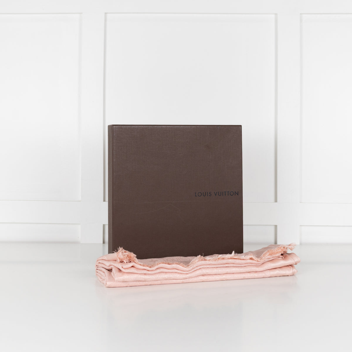 Louis Vuitton Baby Pink Monogram Scarf