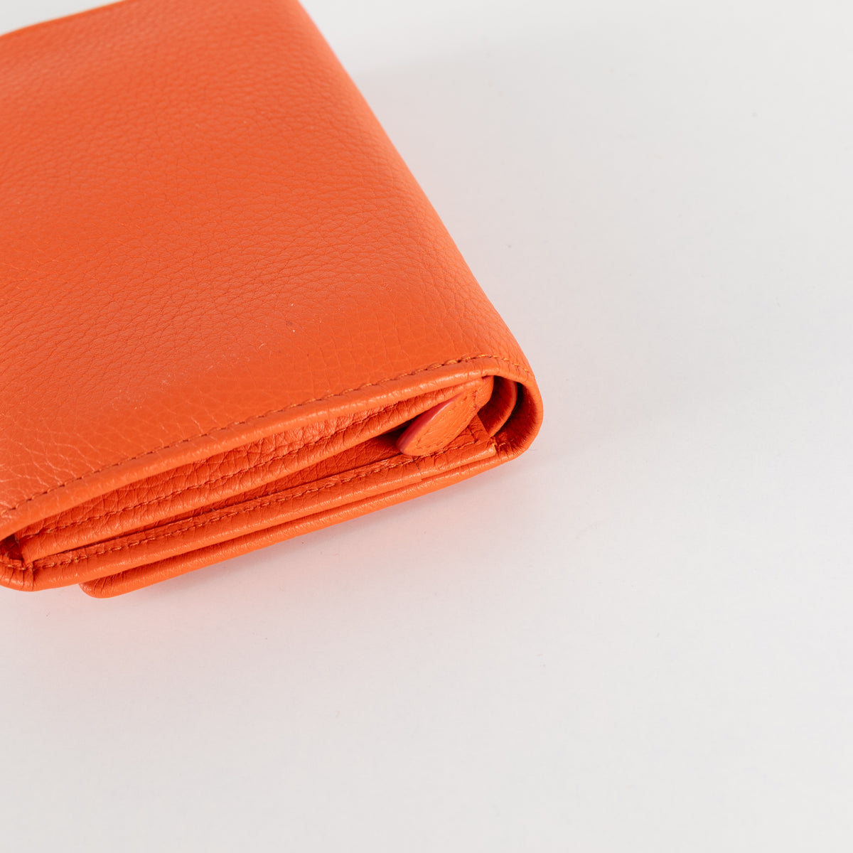 Mulberry Orange Tree Grained Leather Purse