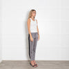 Bella Freud Grey Silver Lurex Joggers