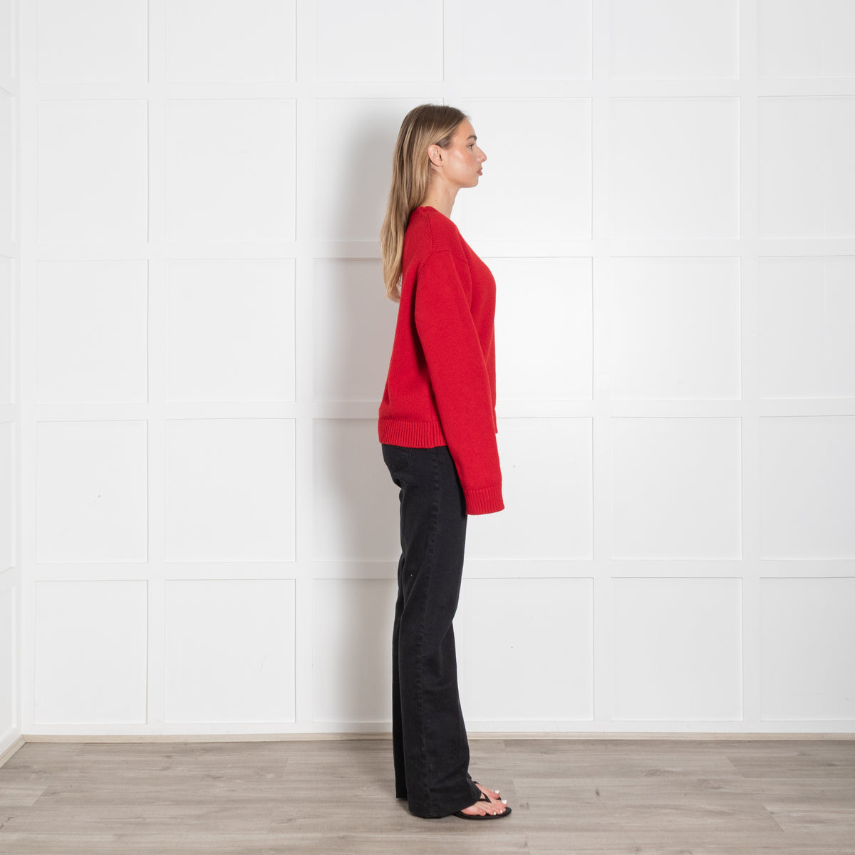 &Daughter Red Wool Crewneck Jumper