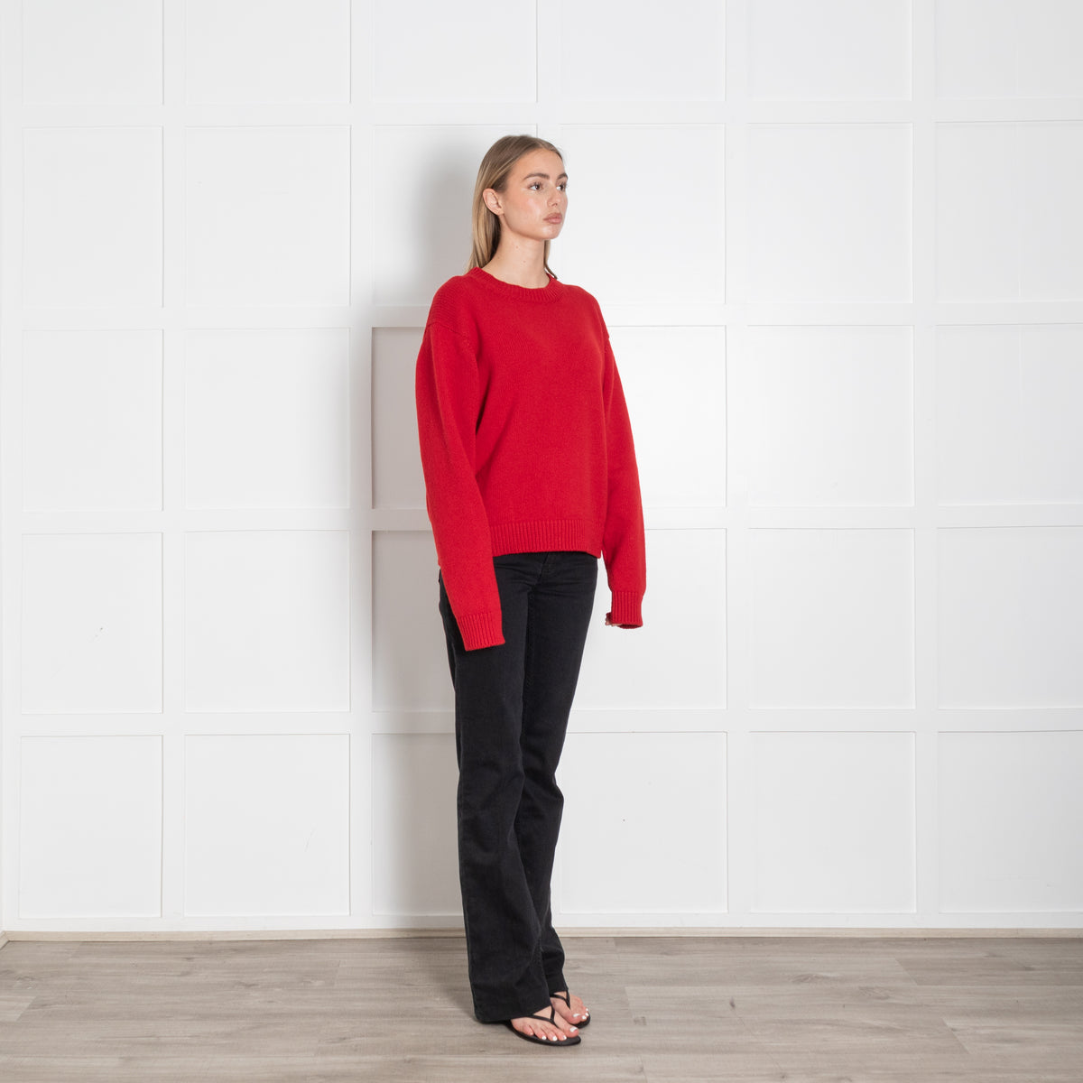 &Daughter Red Wool Crewneck Jumper