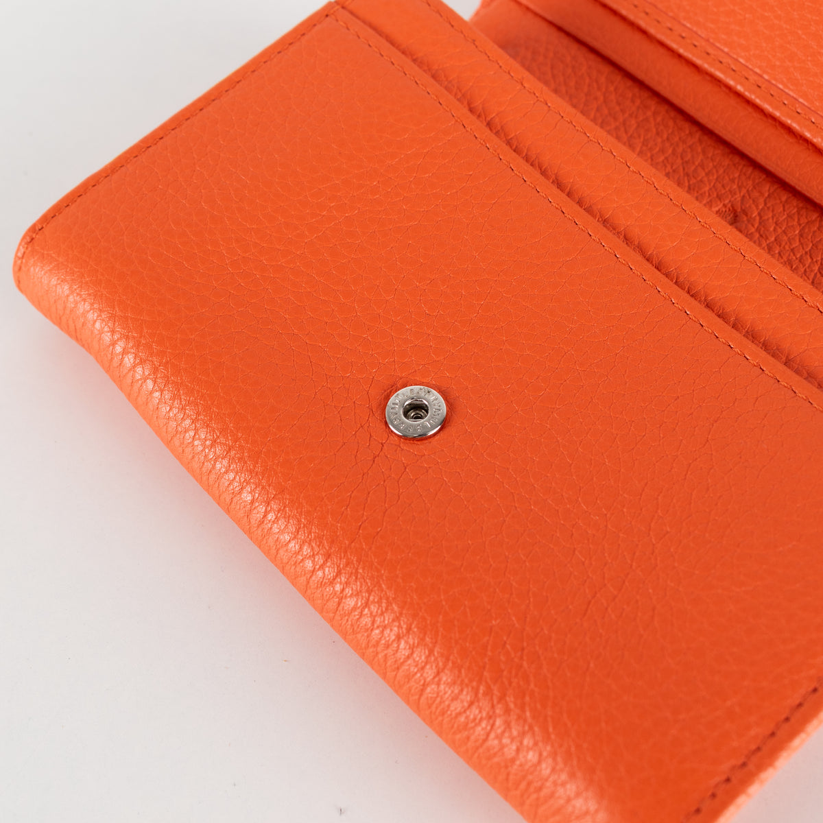 Mulberry Orange Tree Grained Leather Purse