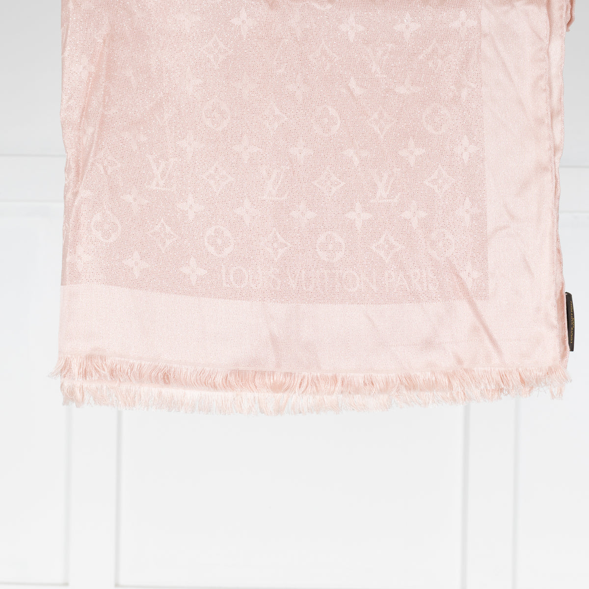 Louis Vuitton Baby Pink Monogram Scarf