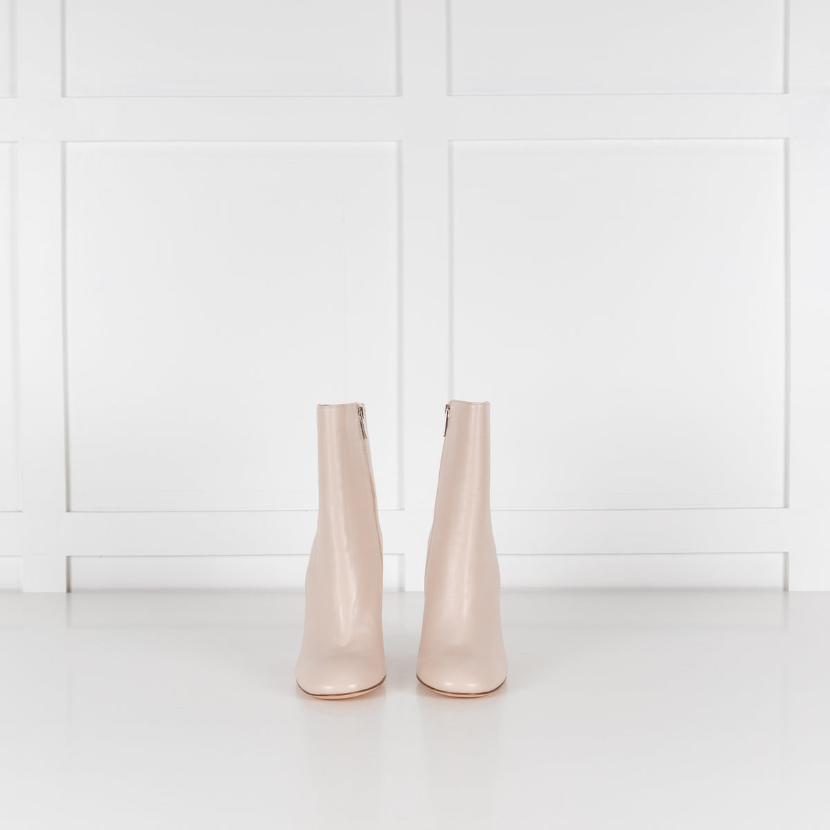 AGL Off White Ankle Boot With High  Heel