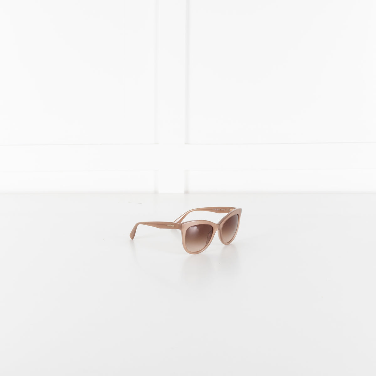 Miu Miu Brown Butterfly Sunglasses