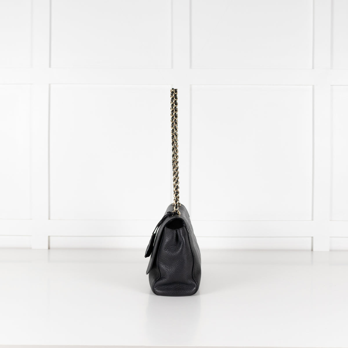 Mulberry Black Pebbled Leather Lily Bag
