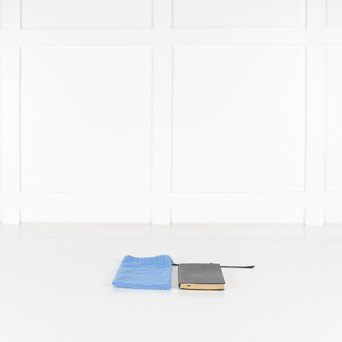 Smythson Black Panama Notebook