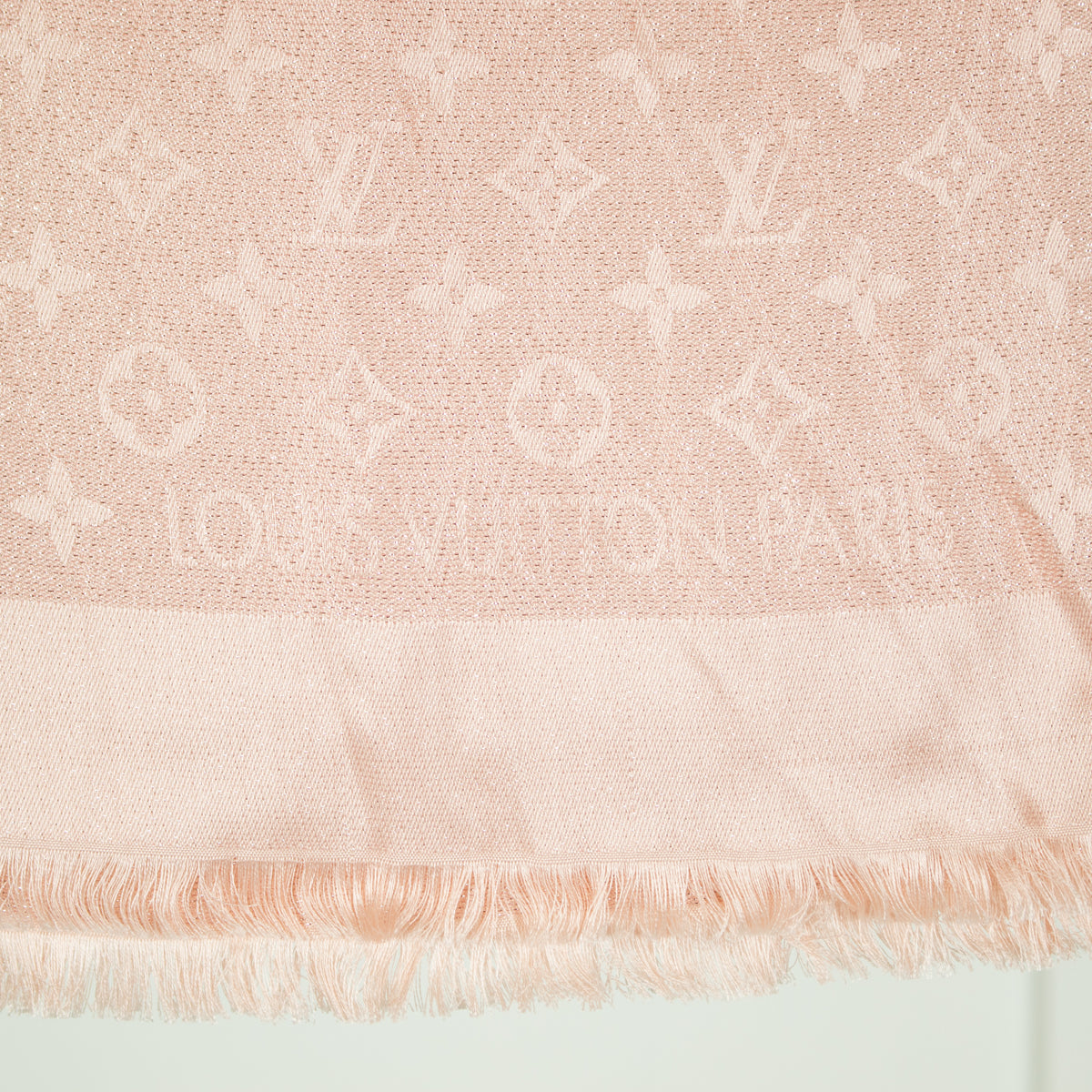 Louis Vuitton Baby Pink Monogram Scarf