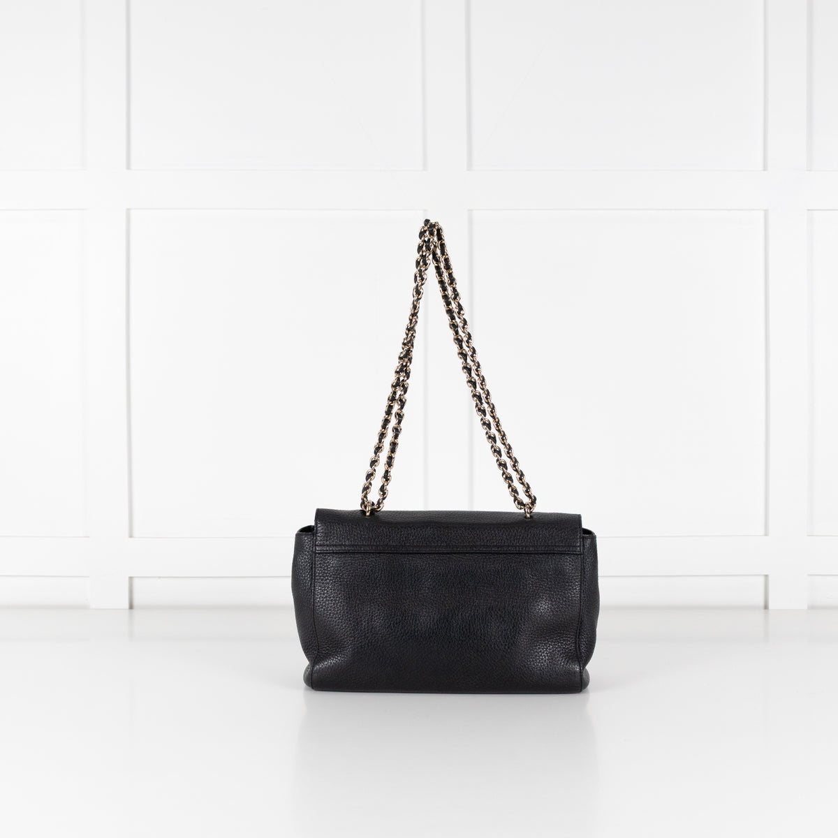Mulberry Black Pebbled Leather Lily Bag