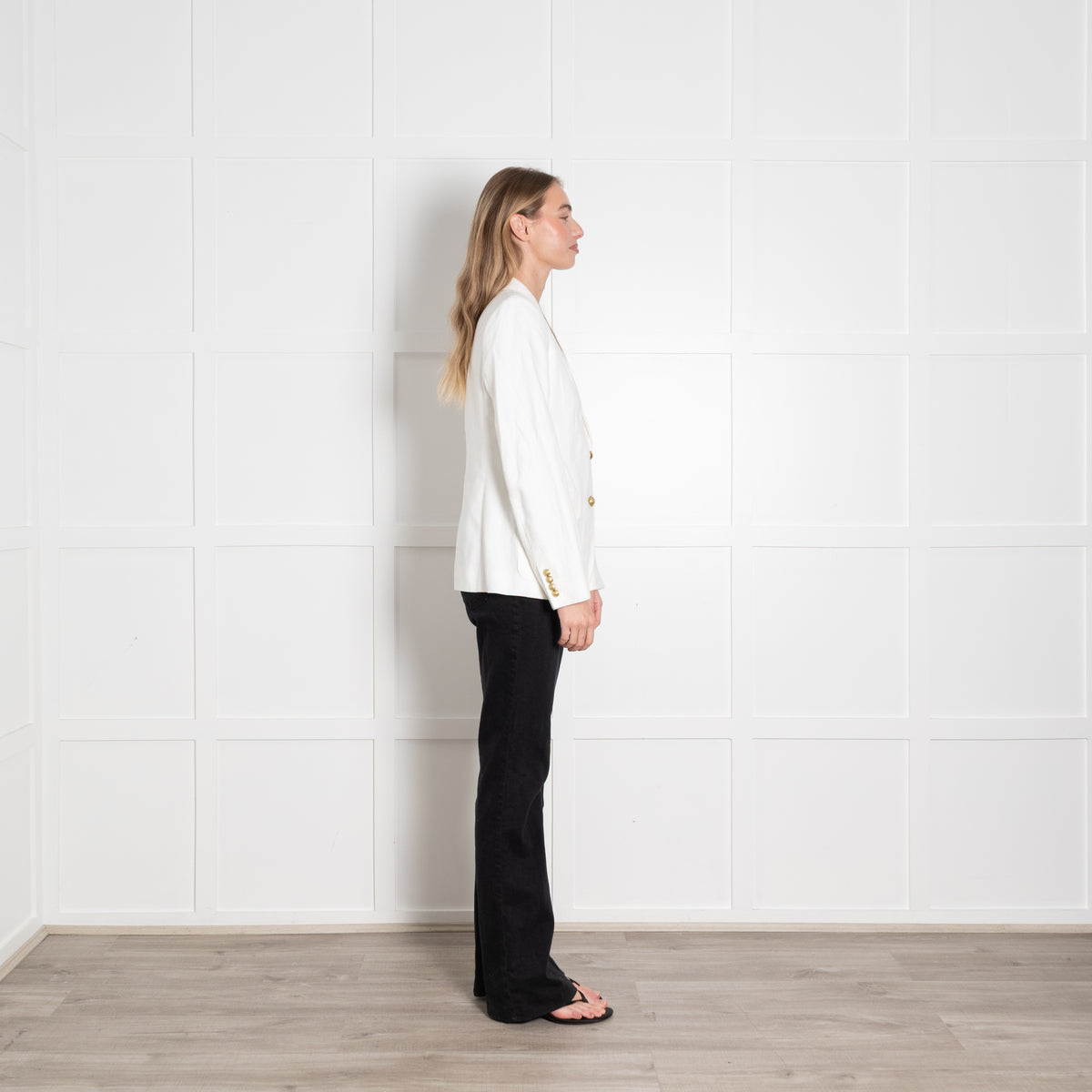 J Crew White Linen Blazer