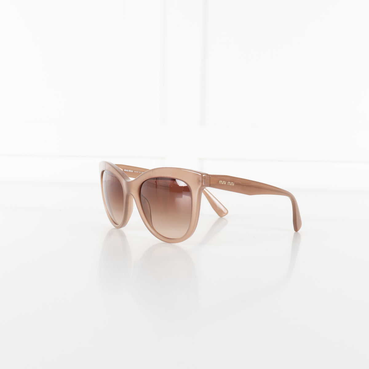 Miu Miu Brown Butterfly Sunglasses