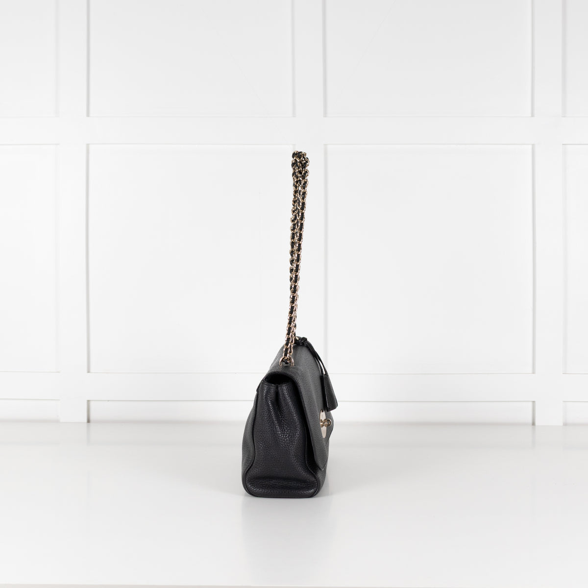 Mulberry Black Pebbled Leather Lily Bag