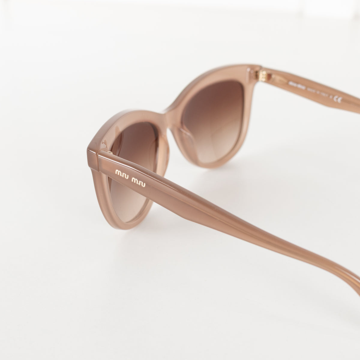 Miu Miu Brown Butterfly Sunglasses
