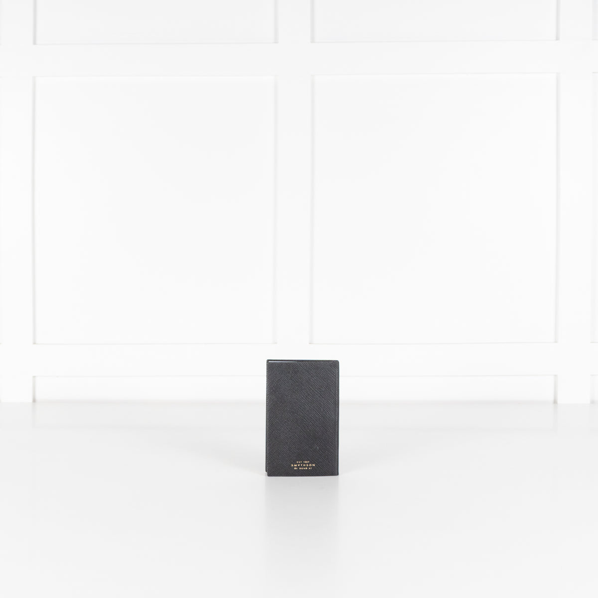Smythson Black Panama Notebook