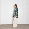 Isabel Marant Etoile Harvell Green And Cream Check Shacket