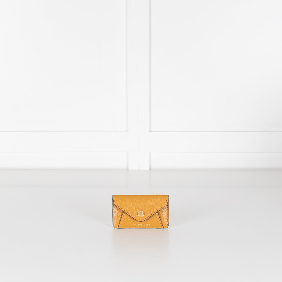 Anya Hindmarch Mustard Card Pouch for Phone