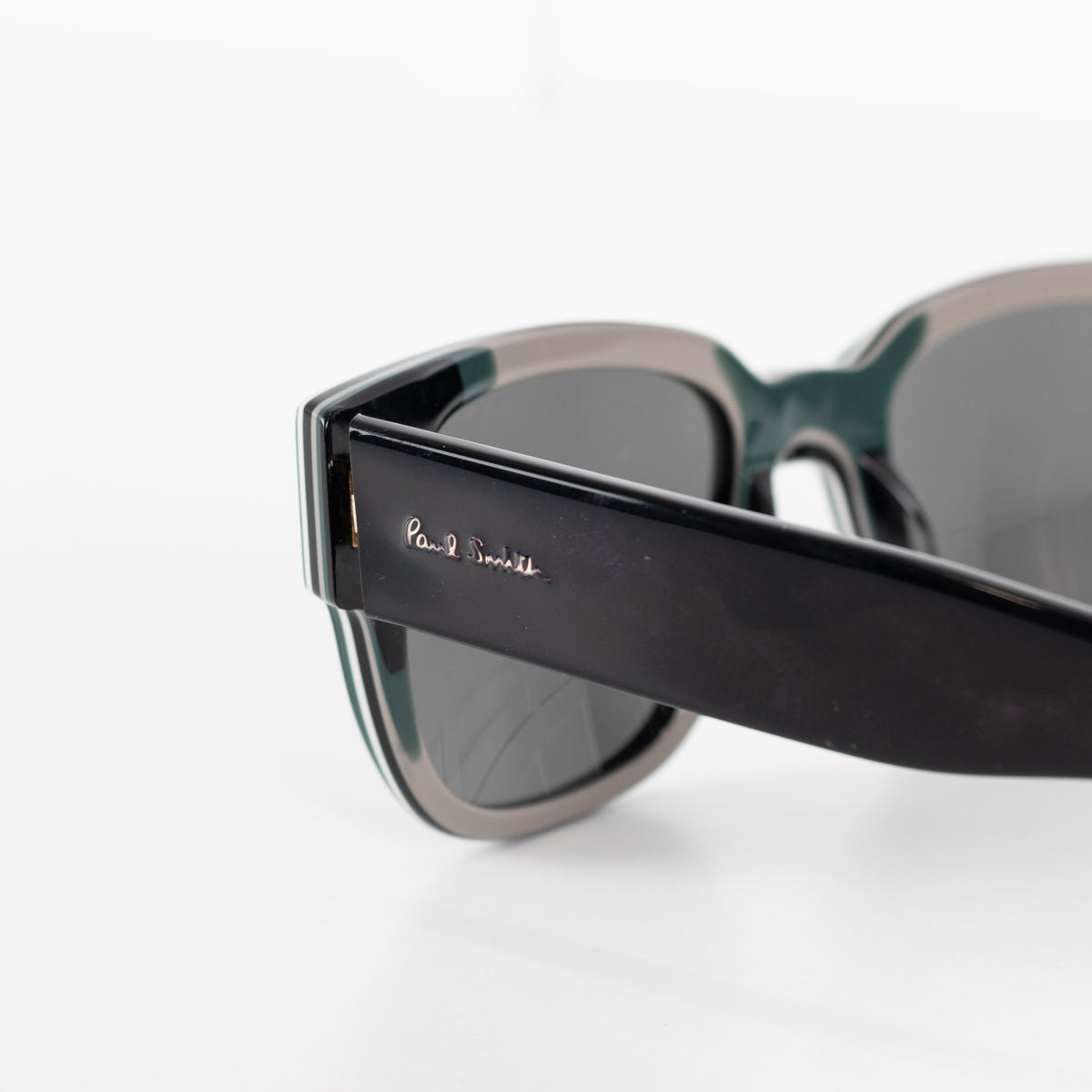 Paul Smith Eamot Black Mirrored Sunglasses