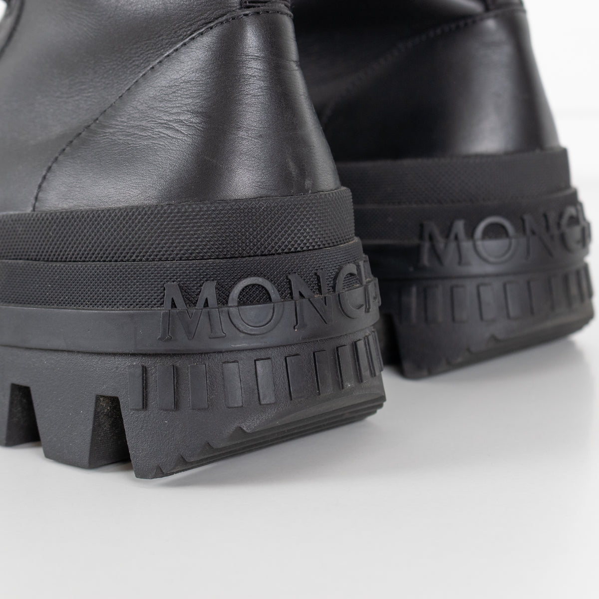 Moncler Carinne Black Hiker Boots