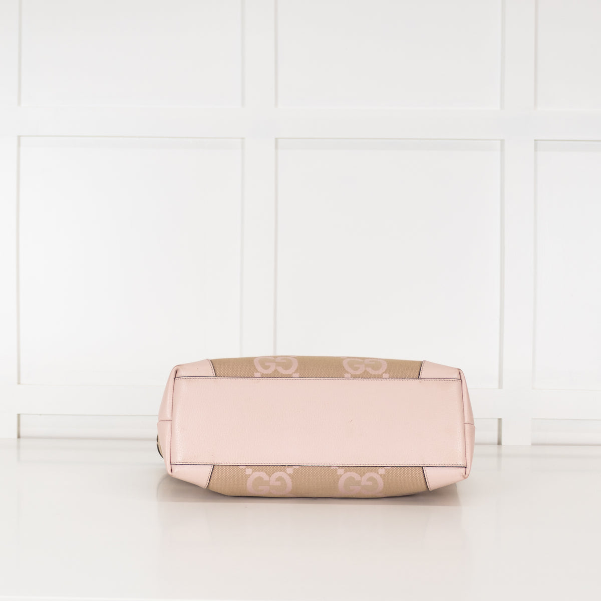 Gucci Pink Ophidia GG Medium Canvas Tote