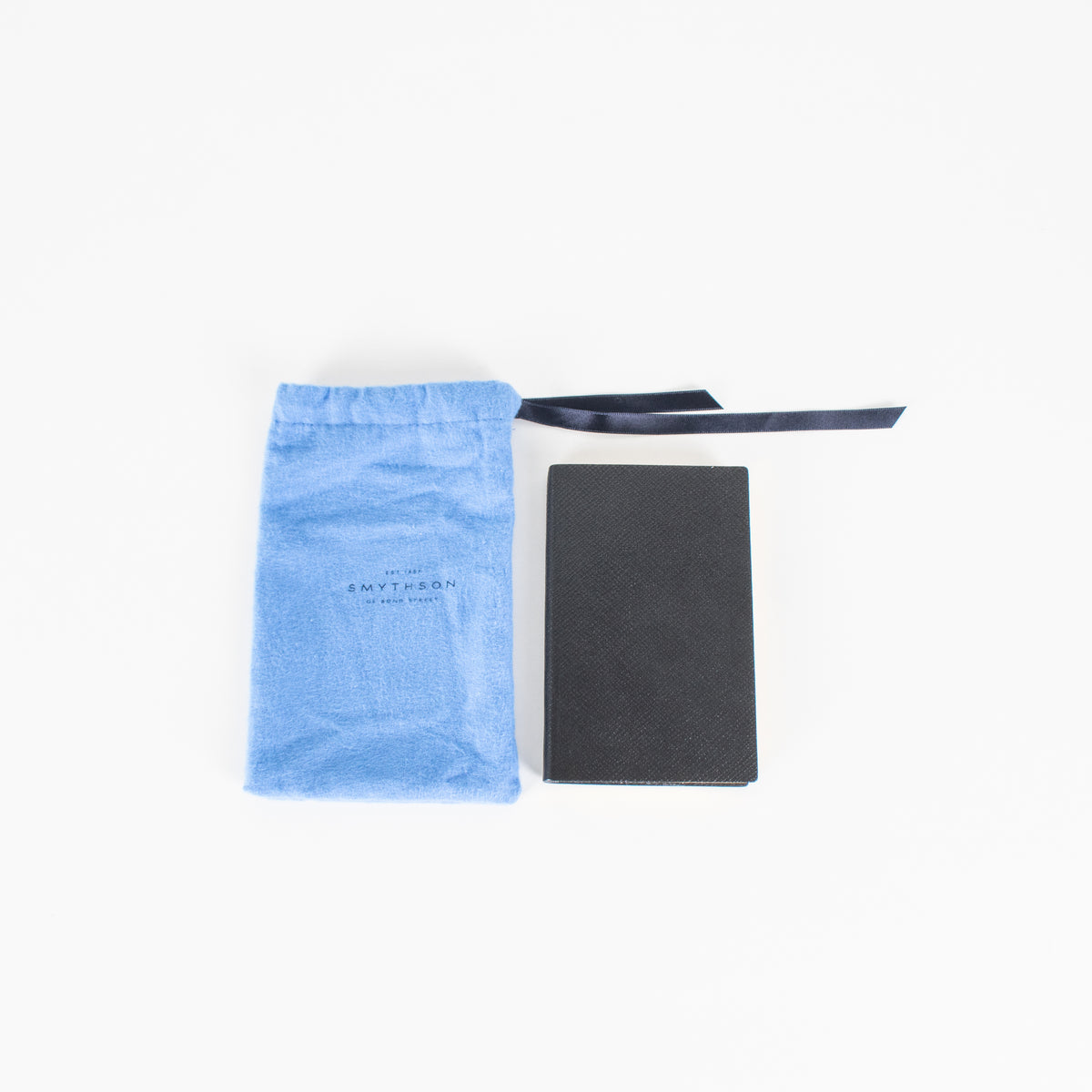 Smythson Black Panama Notebook