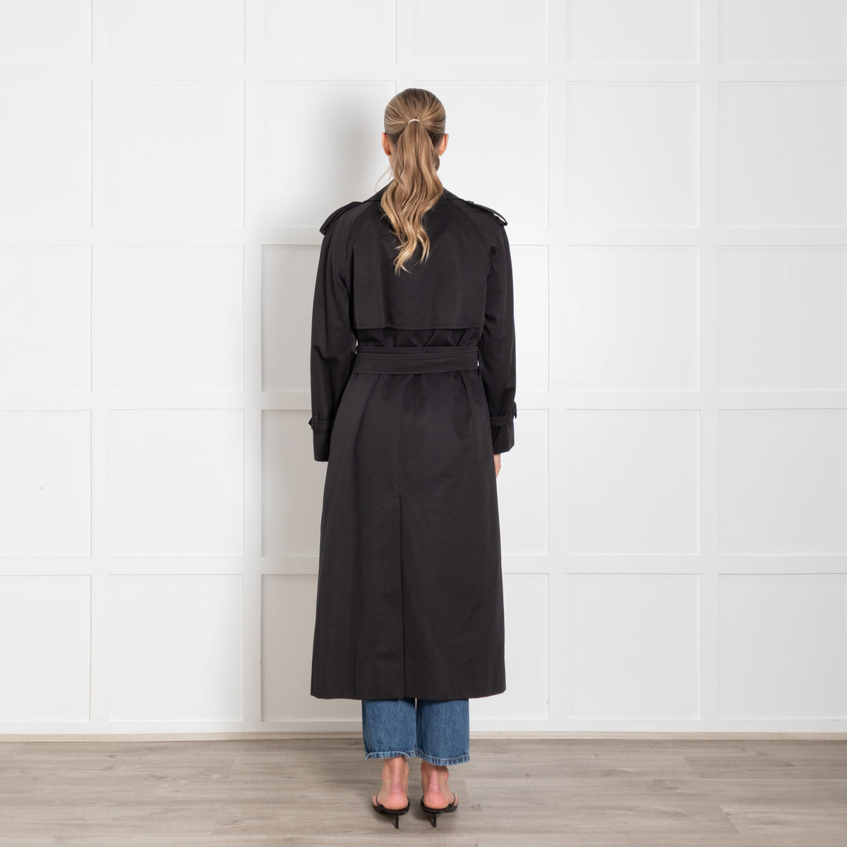 Burberry Black Trench With Fleece Lining Coat