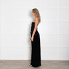 Balmain Black Velvet Wide Leg Trousers