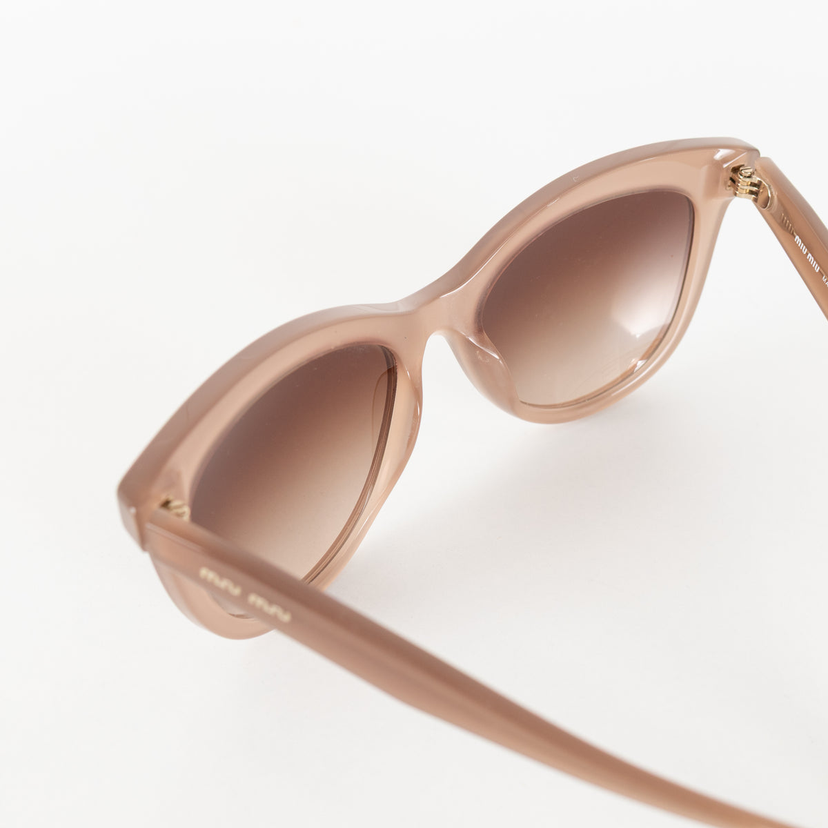 Miu Miu Brown Butterfly Sunglasses
