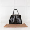 Alaia Black Le Mina 32 Laser Cut Top Handle Bag