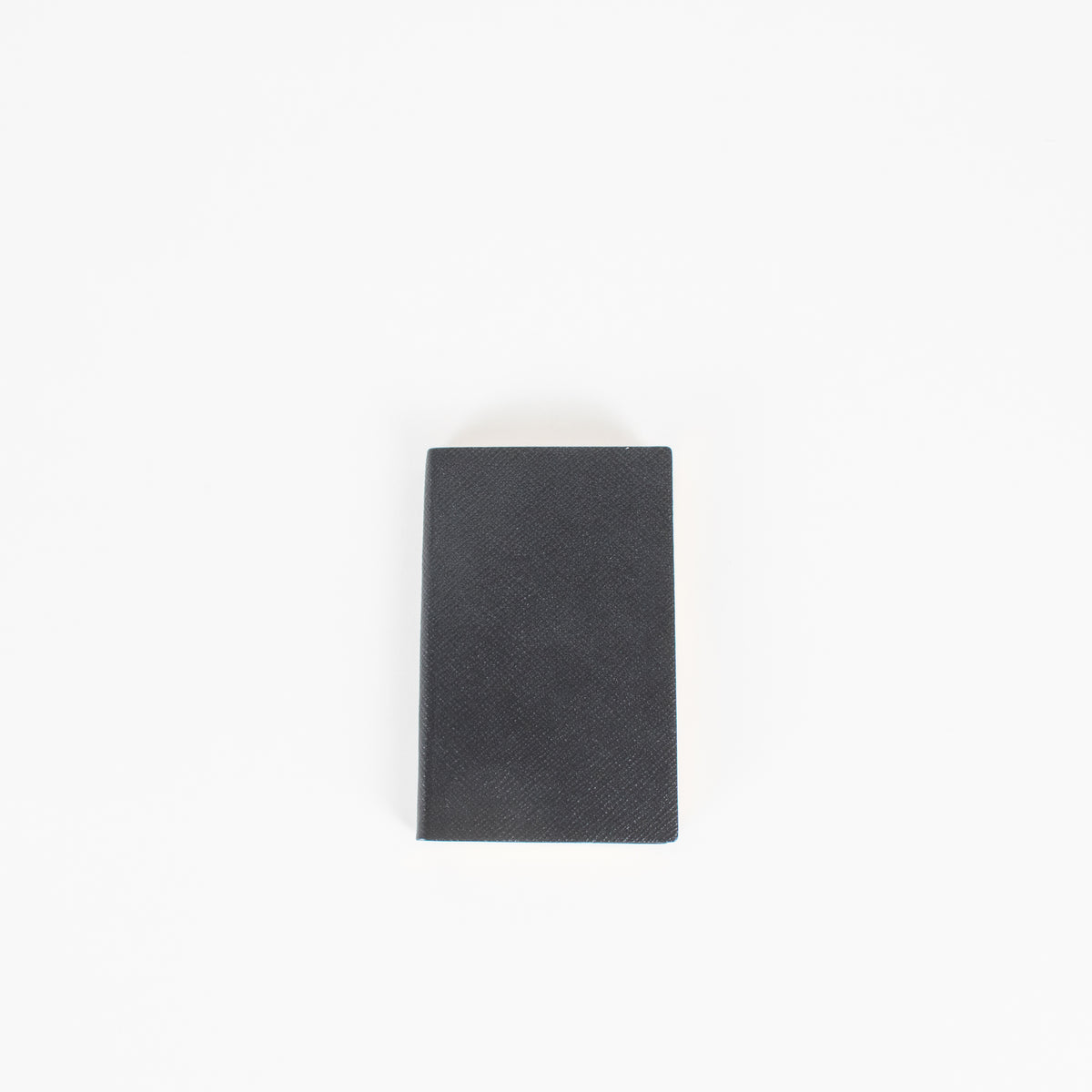 Smythson Black Panama Notebook
