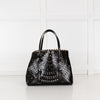 Alaia Black Le Mina 32 Laser Cut Top Handle Bag