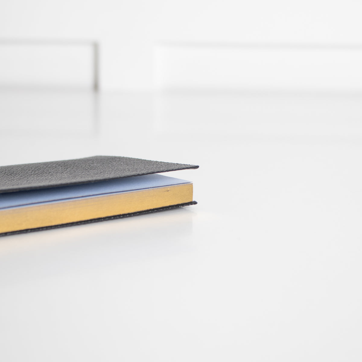 Smythson Black Panama Notebook