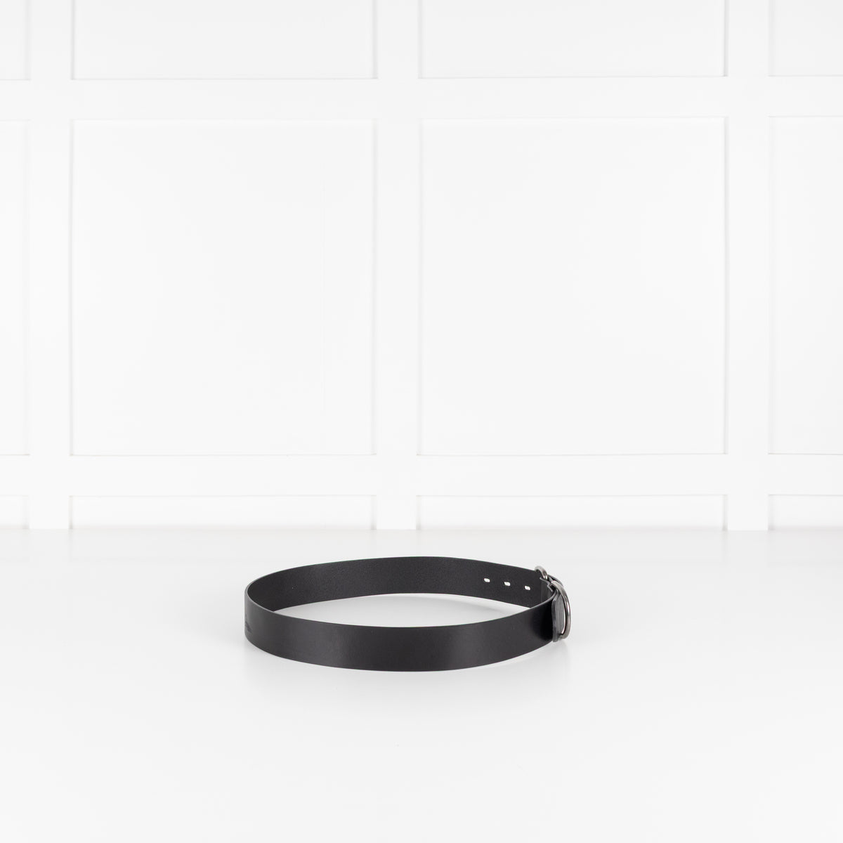 BA&SH Black Double D Ring Belt