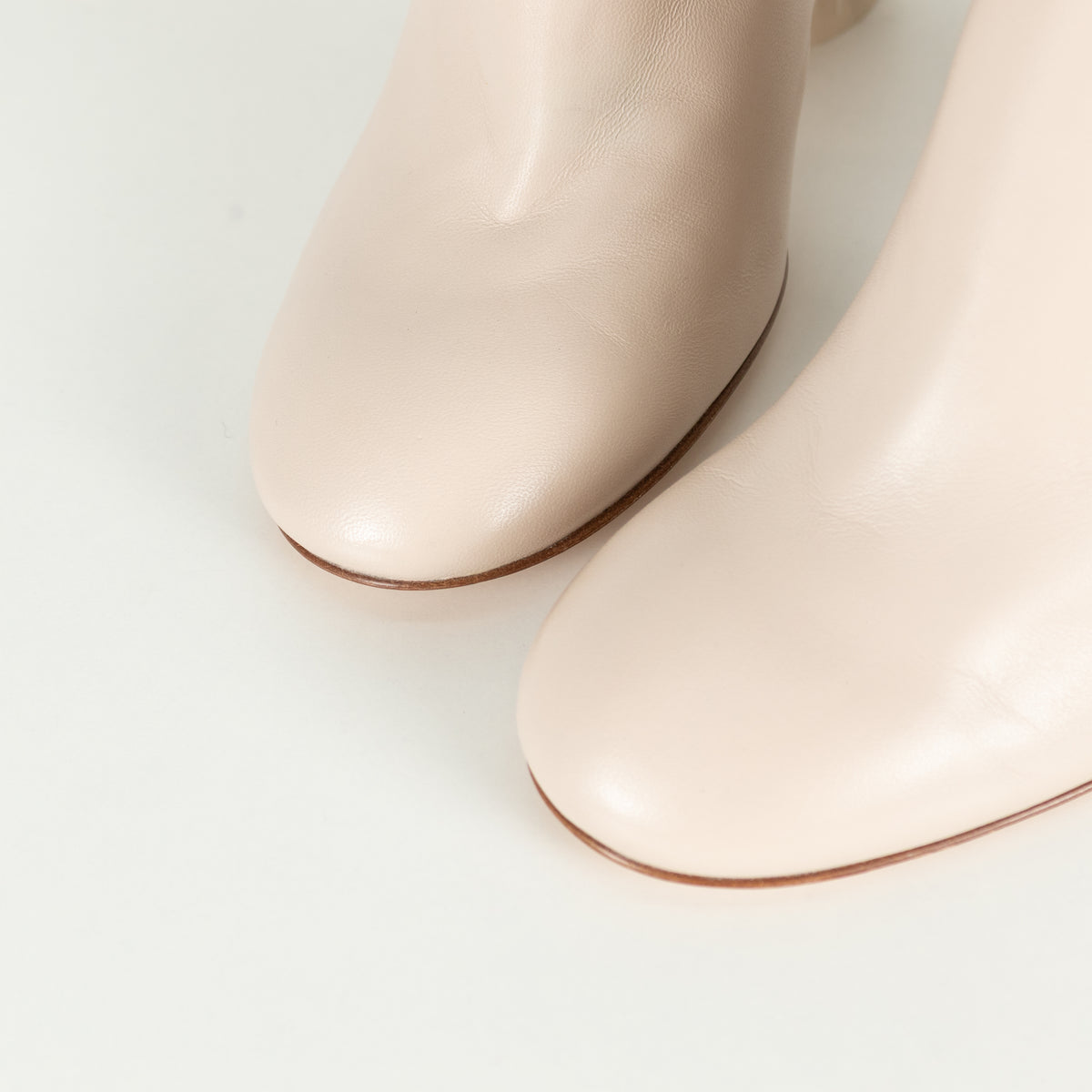 AGL Off White Ankle Boot With High  Heel