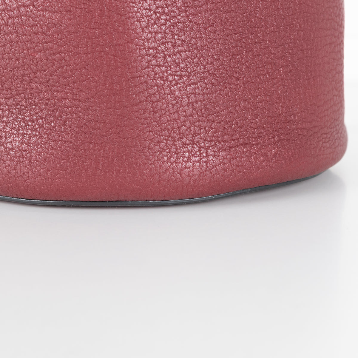 Anya Hindmarch Burgundy Return To Nature Small Bucket Bag
