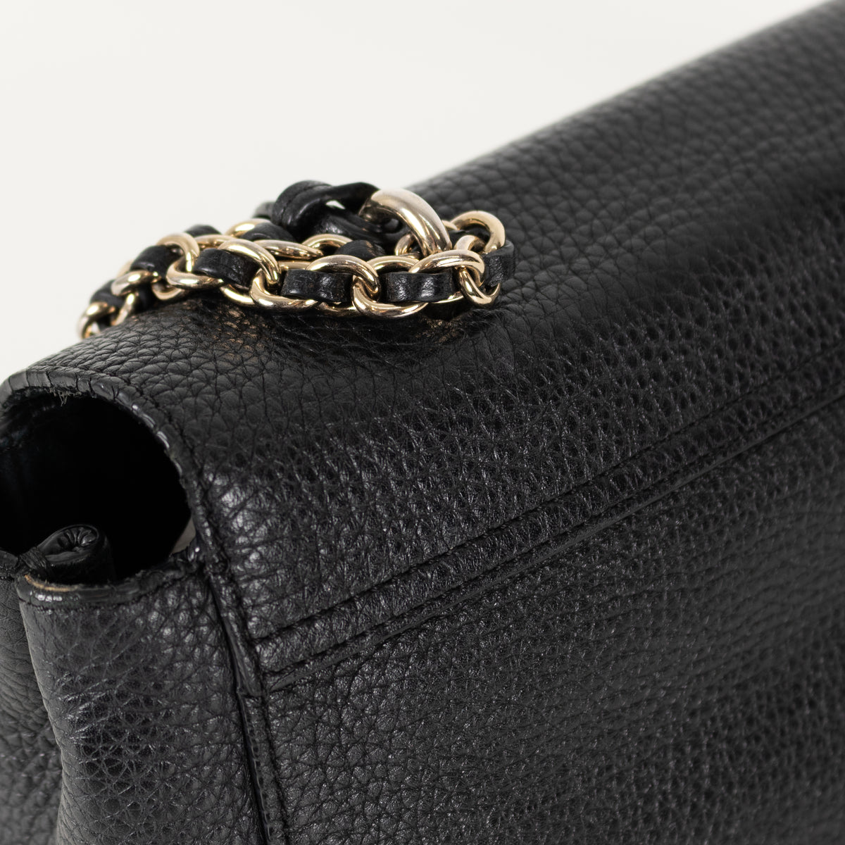Mulberry Black Pebbled Leather Lily Bag